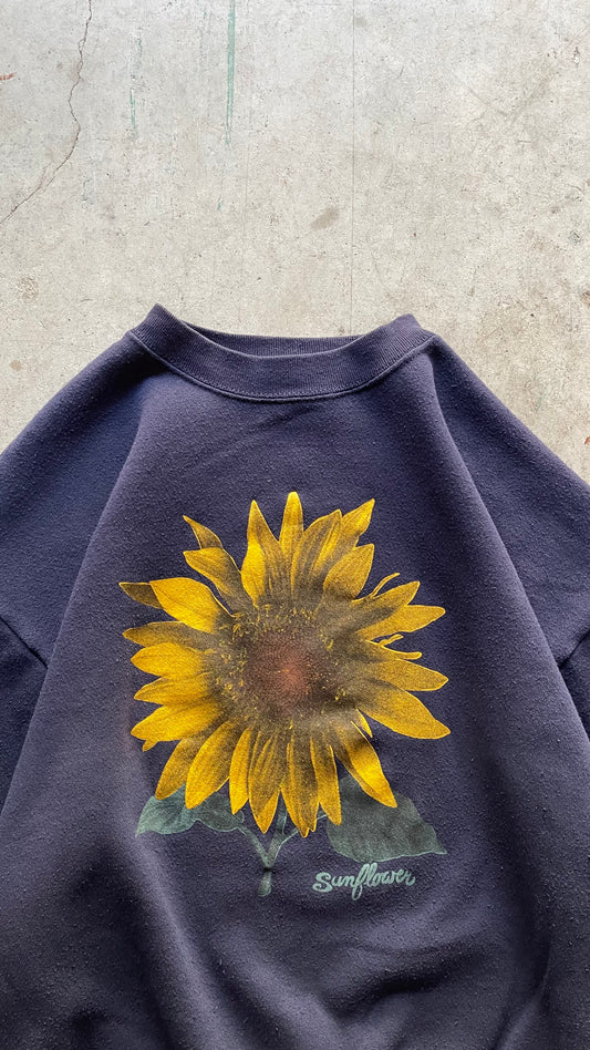 1990S SUNFLOWER SWEATSHIRT - XL