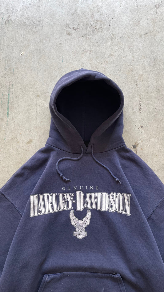 2000S HARLEY DAVIDSON HOODIE - L