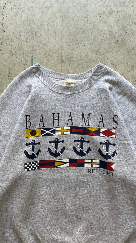 1990S BAHAMAS GREY SWEATSHIRT - XXL