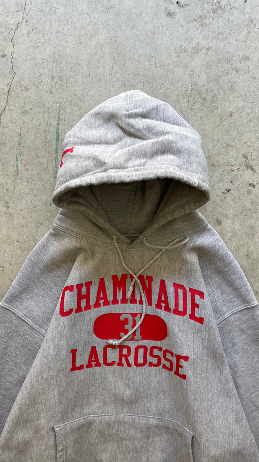 1990S CHAMINADE LACROSSE GREY HOODIE -