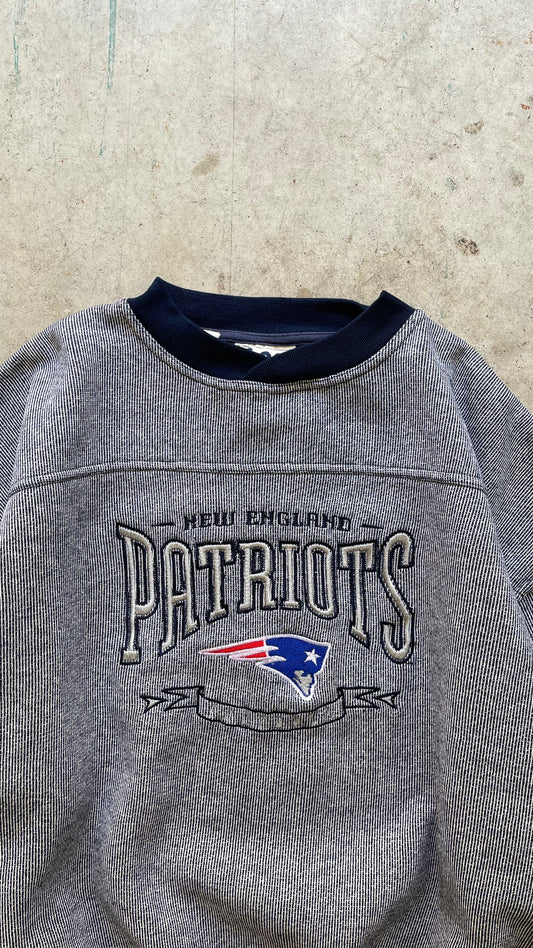 1990S PATRIOTS NAVY SWEATSHIRT - L