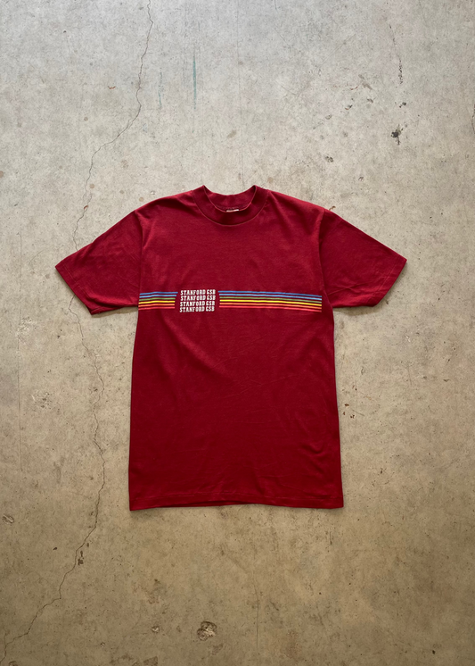 1990S UNIVERSITY OF STANFORD RED TEE - M