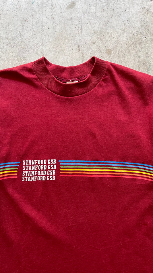 1990S UNIVERSITY OF STANFORD RED TEE - M