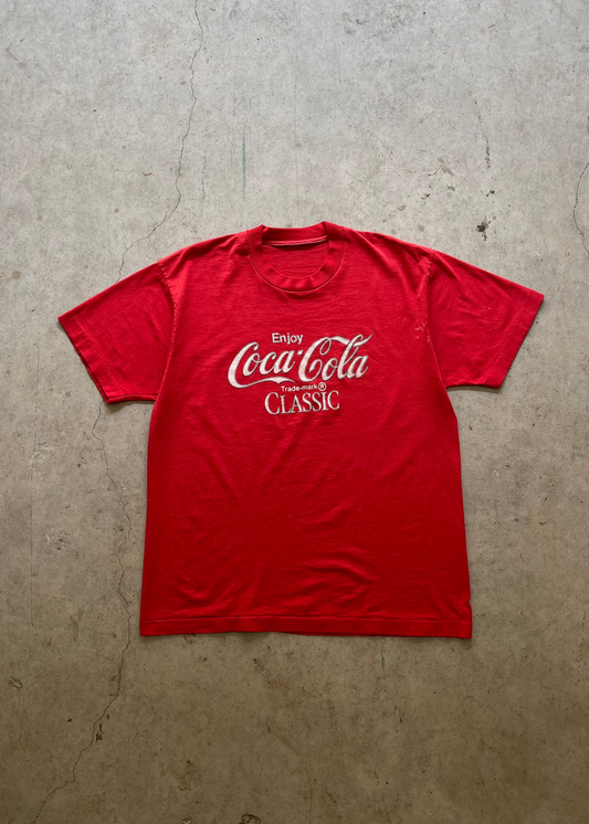 1990S COCA-COLA RED TEE - L