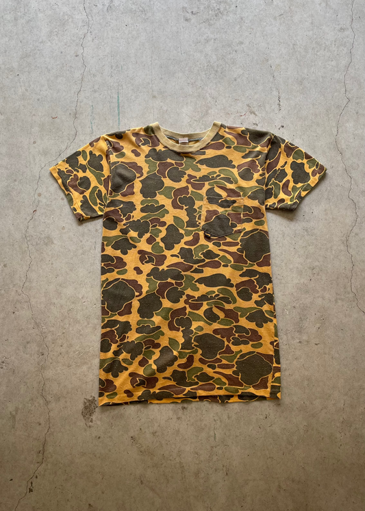 1990S DUCK CAMO POCKET TEE - L