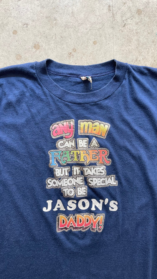 1990S DAD FUNNY TEE - L