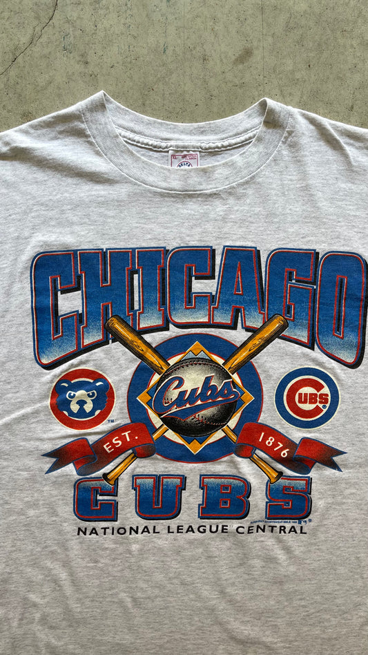 1990S CHICAGO CUBS GREY TEE - XL