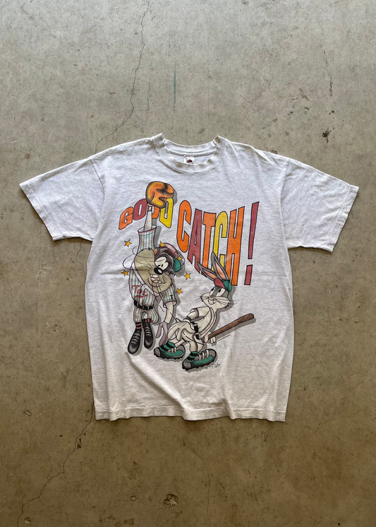1990S LOONEY TUNES BASEBALL TEE - XL