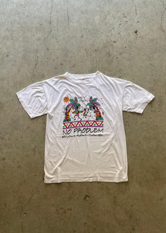 1990S "HEY MON" BAHAMAS TEE - XL