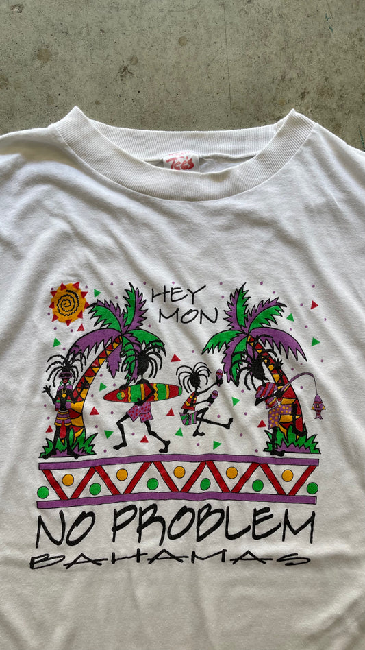 1990S "HEY MON" BAHAMAS TEE - XL