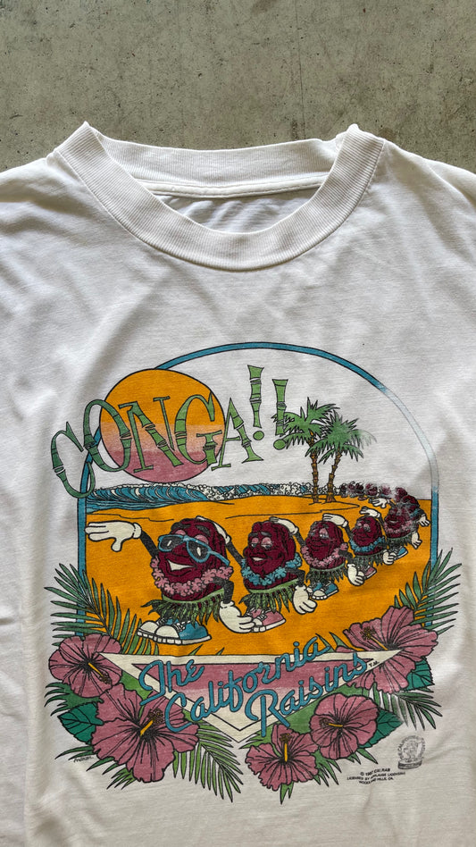 1980s "THE CALIFORNIA RAISINS" TEE - L