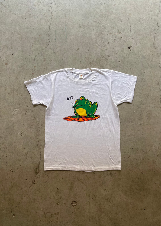 1990S FROG WHITE TEE - L