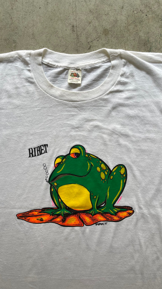 1990S FROG WHITE TEE - L