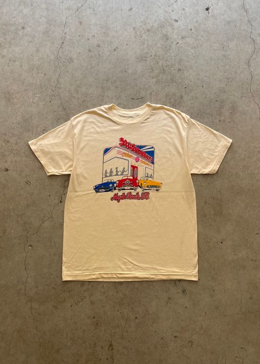 1990S "MYRTLE BEACH" CREAM TEE - L