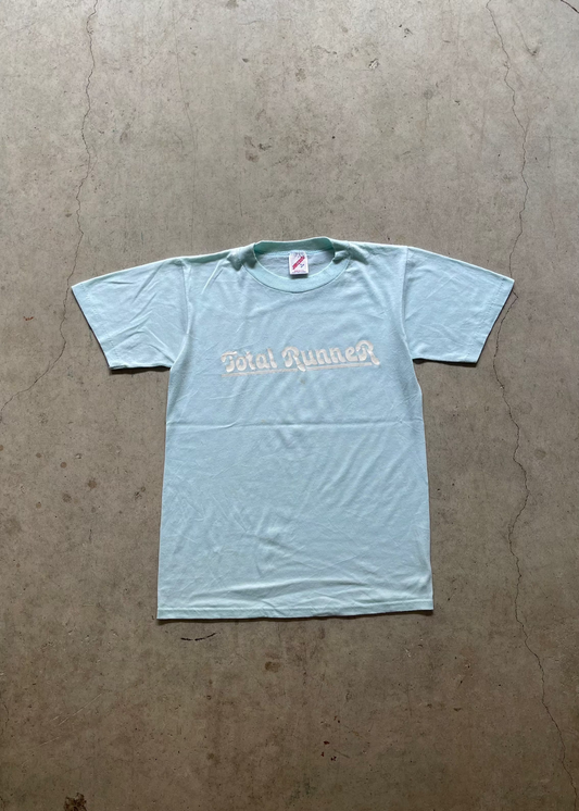 1980S "TOTAL RUNNER" BABY BLUE TEE - S