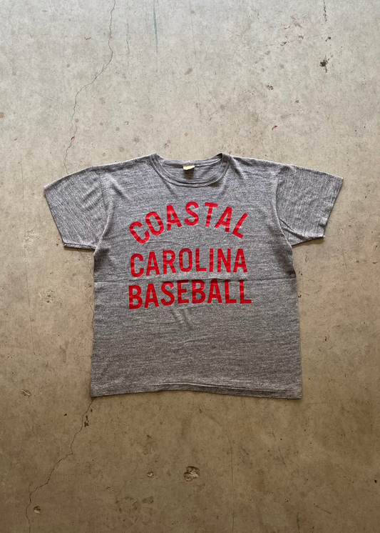 1980S RUSSELL ATHLETICS BOXY GREY TEE - M