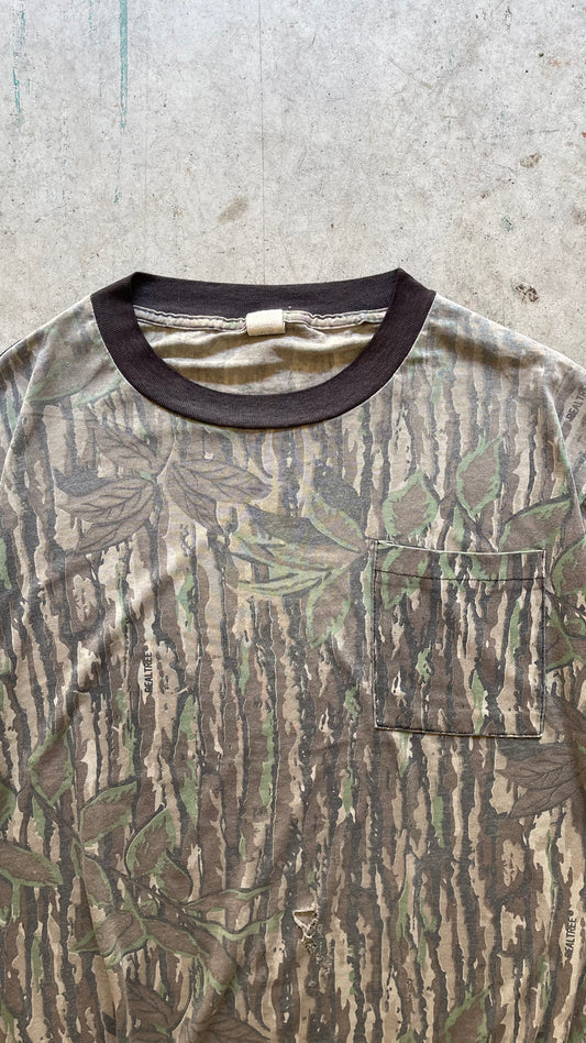 1990S REALTREE CAMO LONGSLEEVE TEE - L