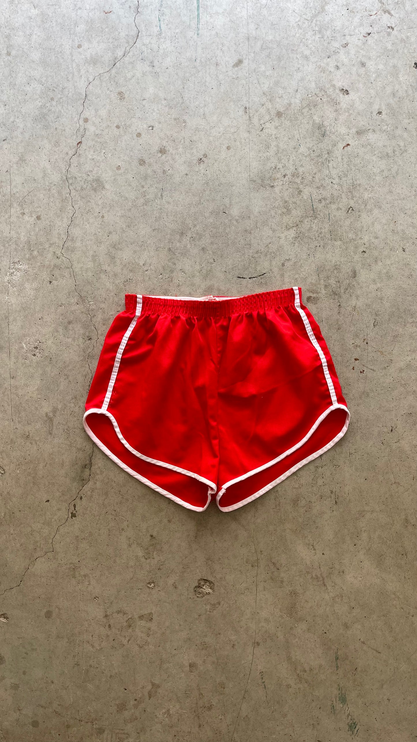 1980S RED TRACK SHORTS - 28