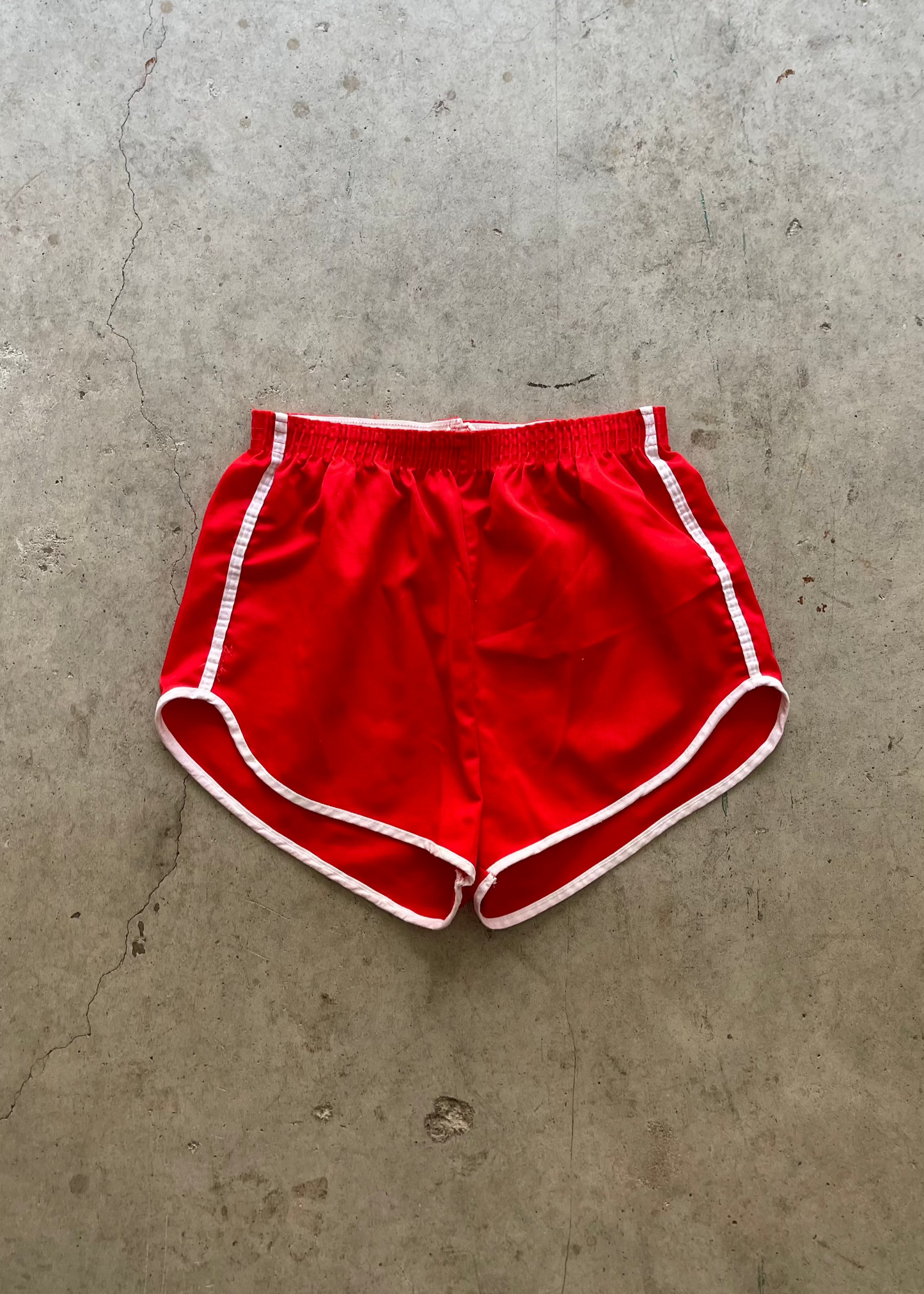1980S RED TRACK SHORTS - 28