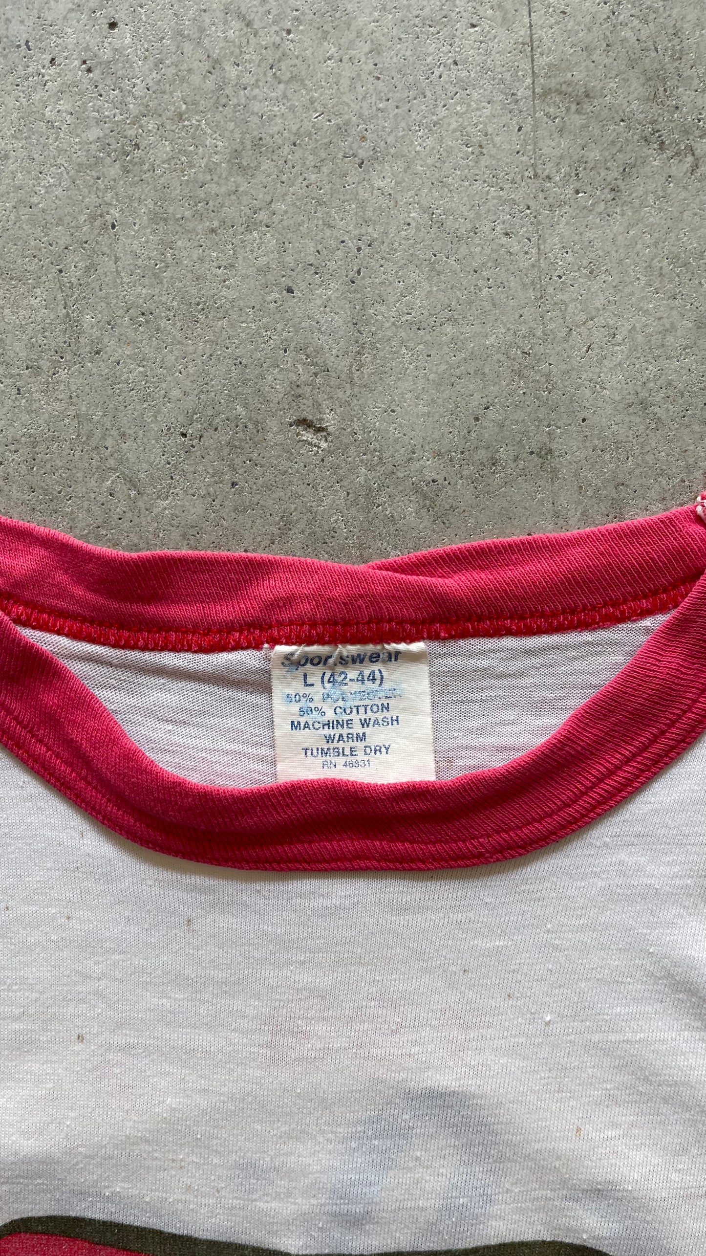 1990s "MILLER BEER" RINGER TEE - L