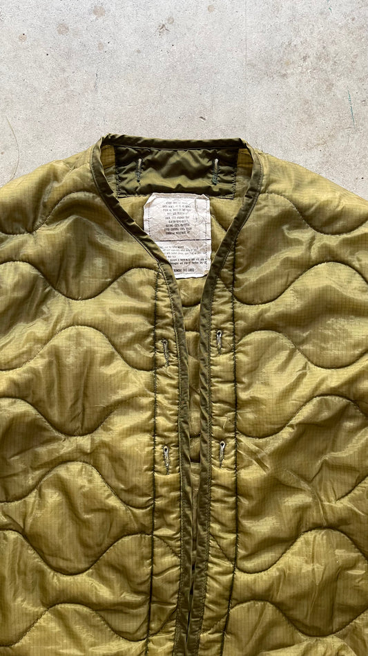 1990S MILITARY LINER JACKET - L