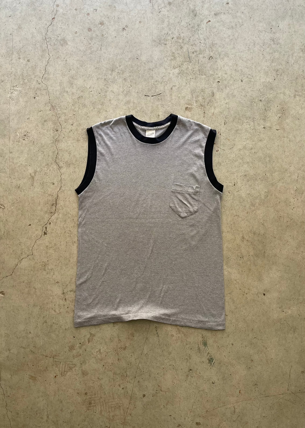 1990S FADED TANK POCKET TEE - L