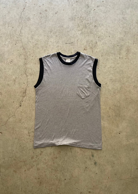 1990S FADED TANK POCKET TEE - L