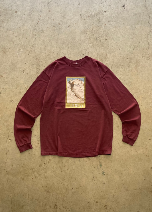2000S OLD NAVY CLIMBING LONG SLEEVE TEE- M