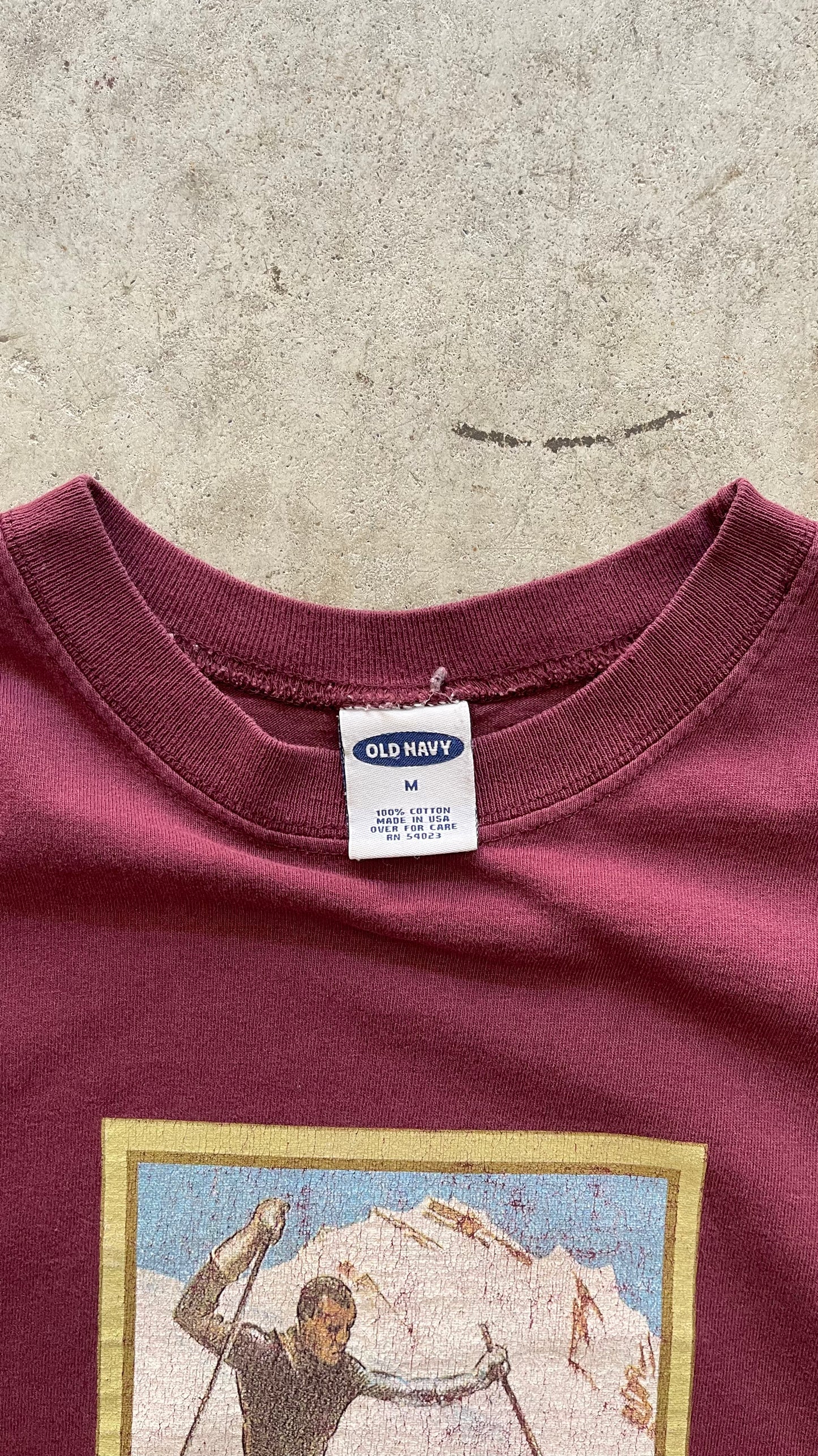 2000S OLD NAVY CLIMBING LONG SLEEVE TEE- M