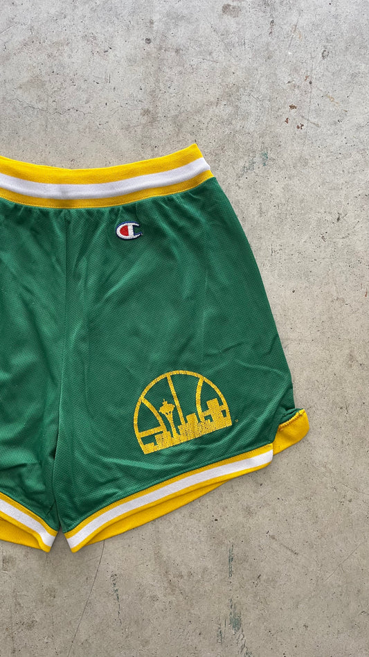 1990S "SEATLE SONICS" CHAMPION SHORTS - 28