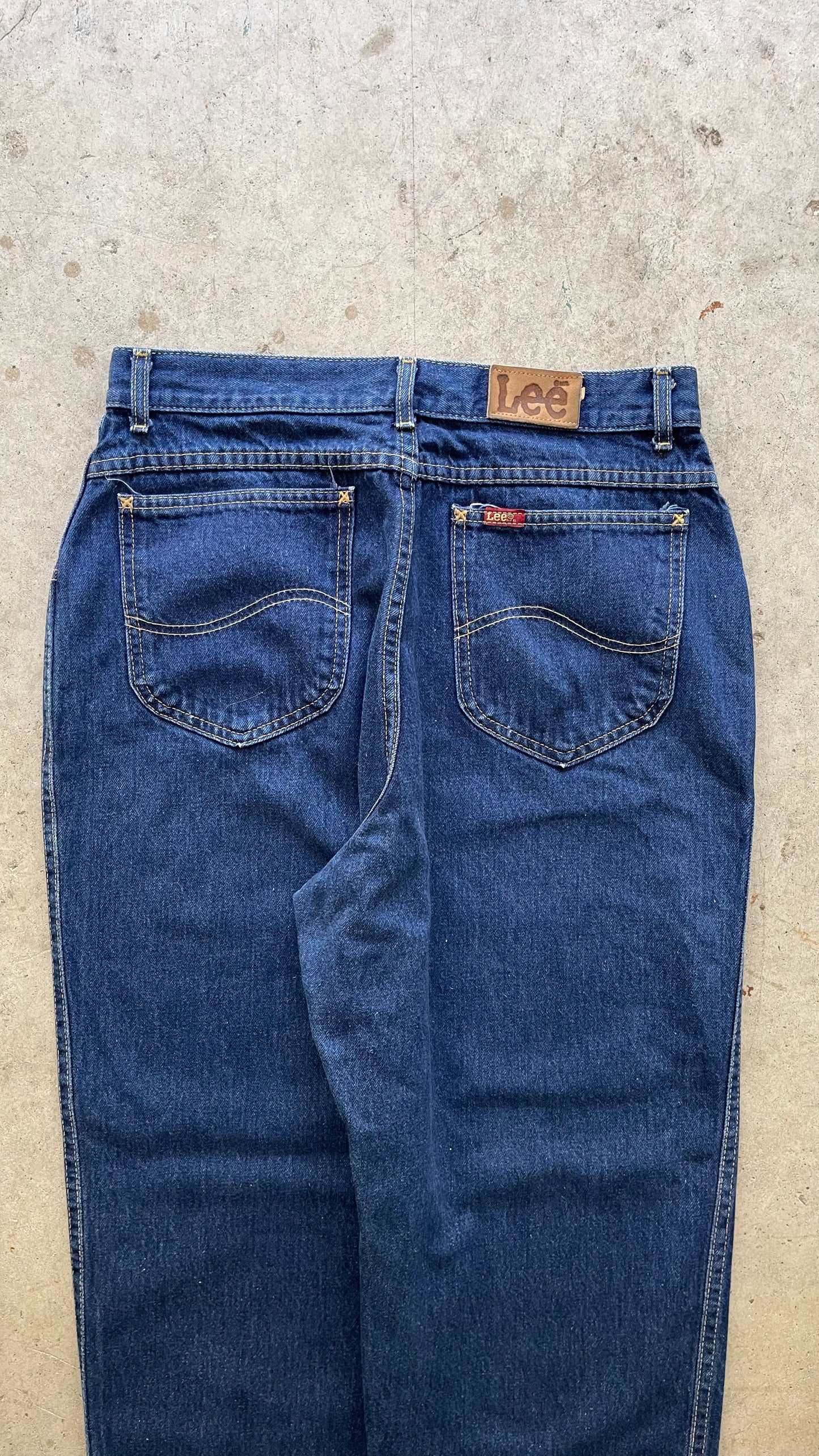 1990S LEE TAPERED DENIM JEANS - 28X28