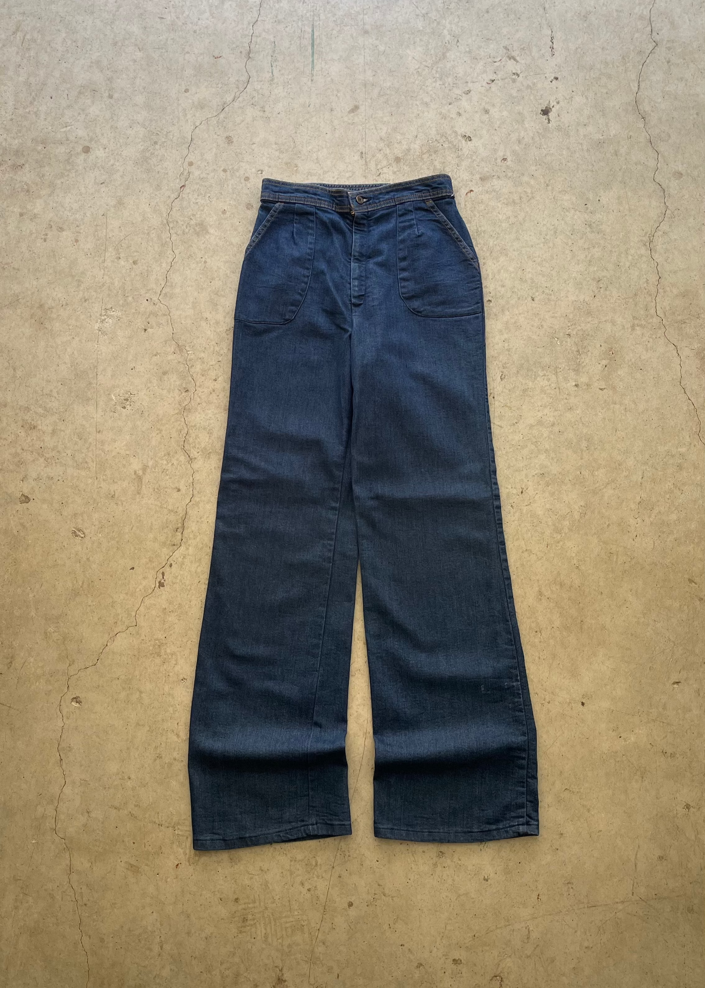 1980S LEVIS "ORANGE TAB" FLARED DENIM JEANS - 28X34