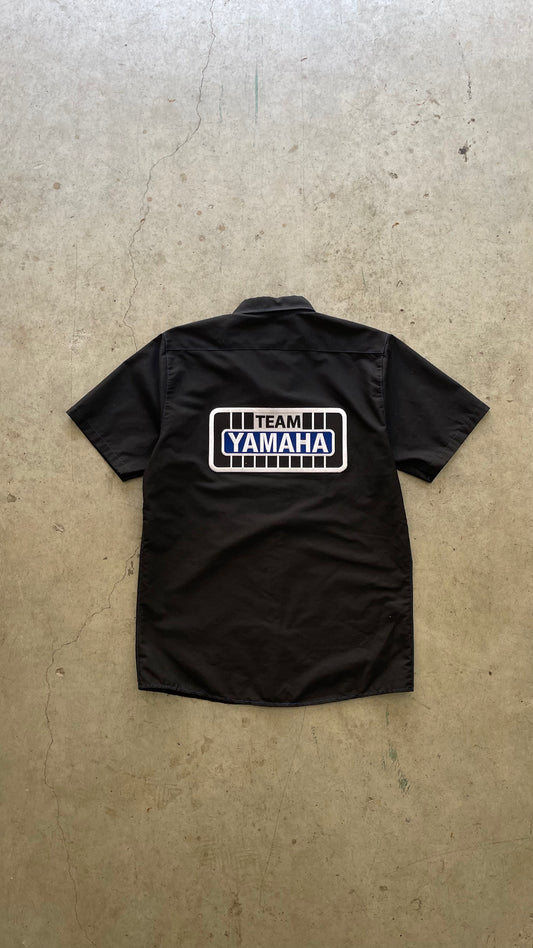 2000S "YAMAHA" SHORT SLEEVES  BUTTON UP - M