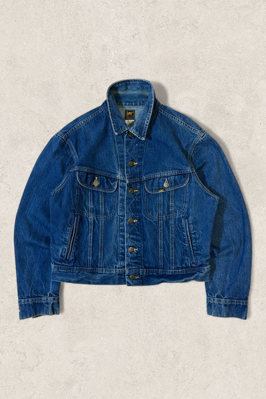 1980S - LEE DENIM TRUCKER JACKET - L (44R)