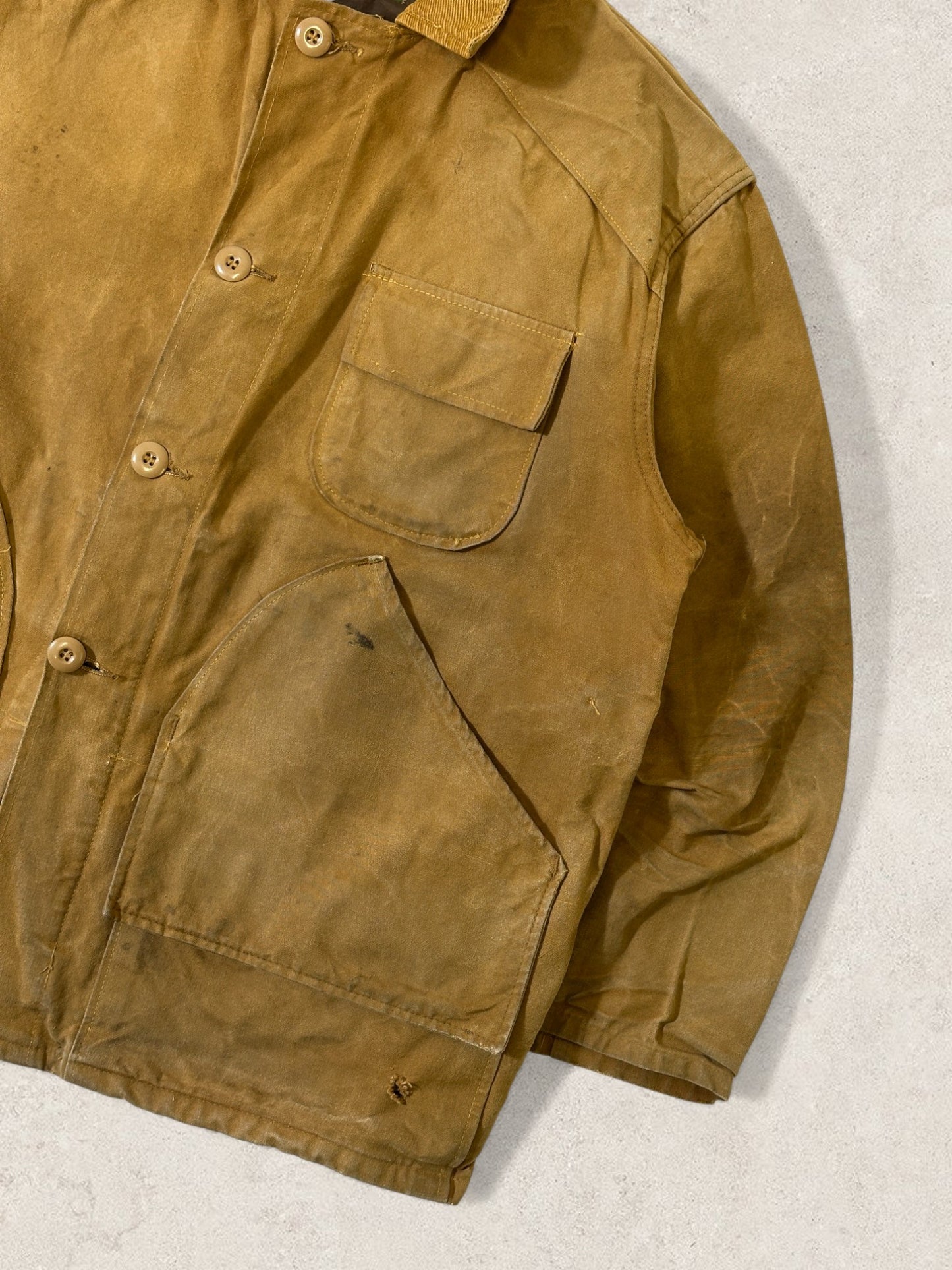 1990S - TAN HUNTING CHORE JACKET - XL