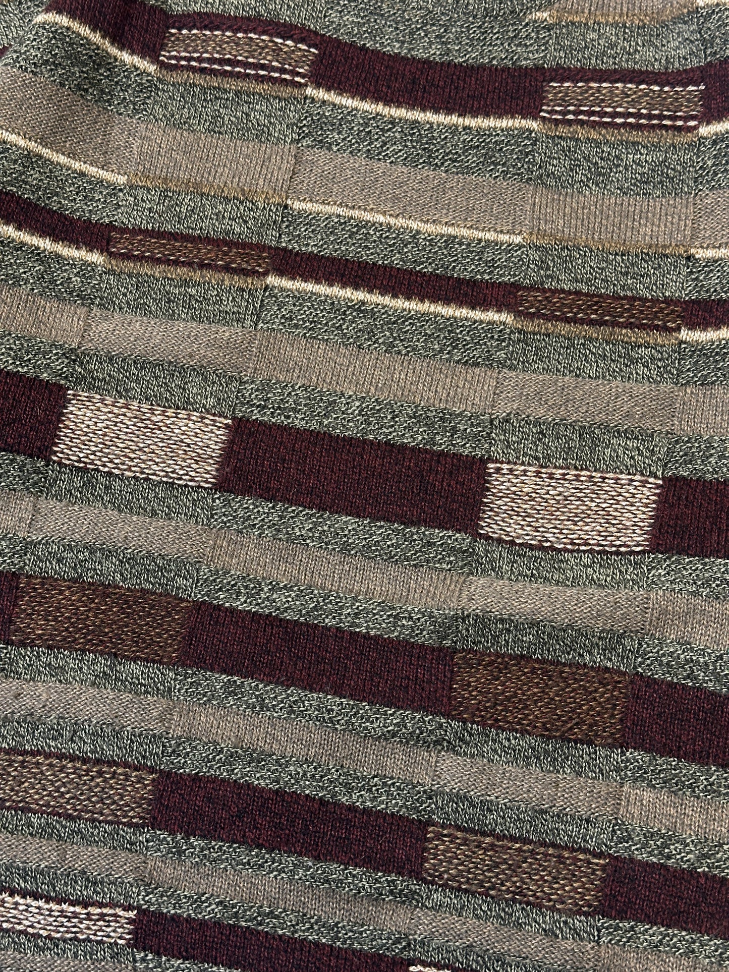 1990S - BEIGE/BROWN SWEATER - XL