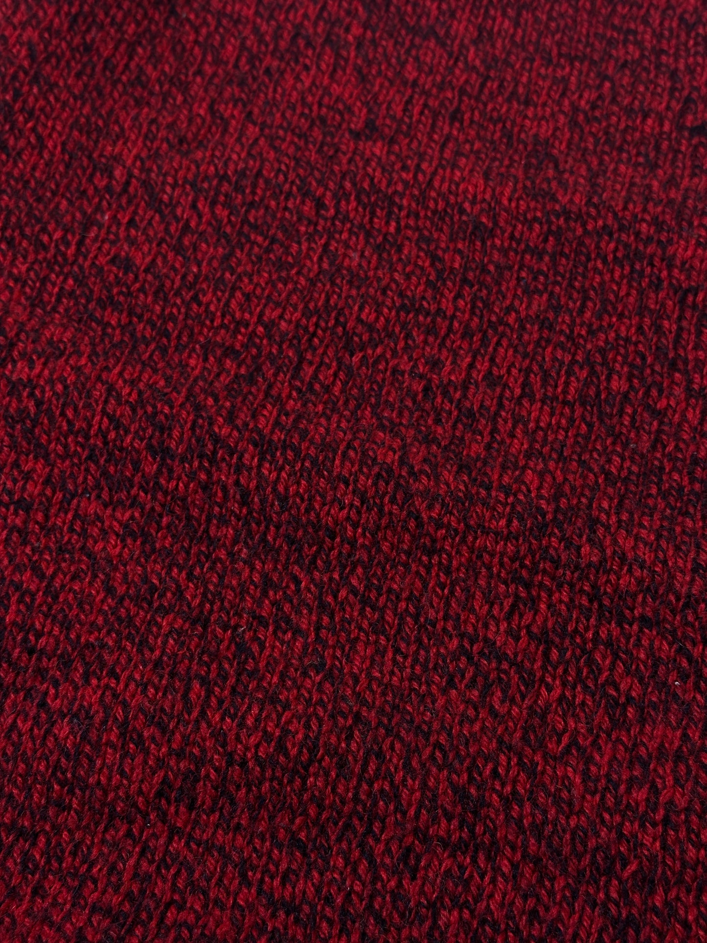 1990S - RED/BLACK SWEATER - M