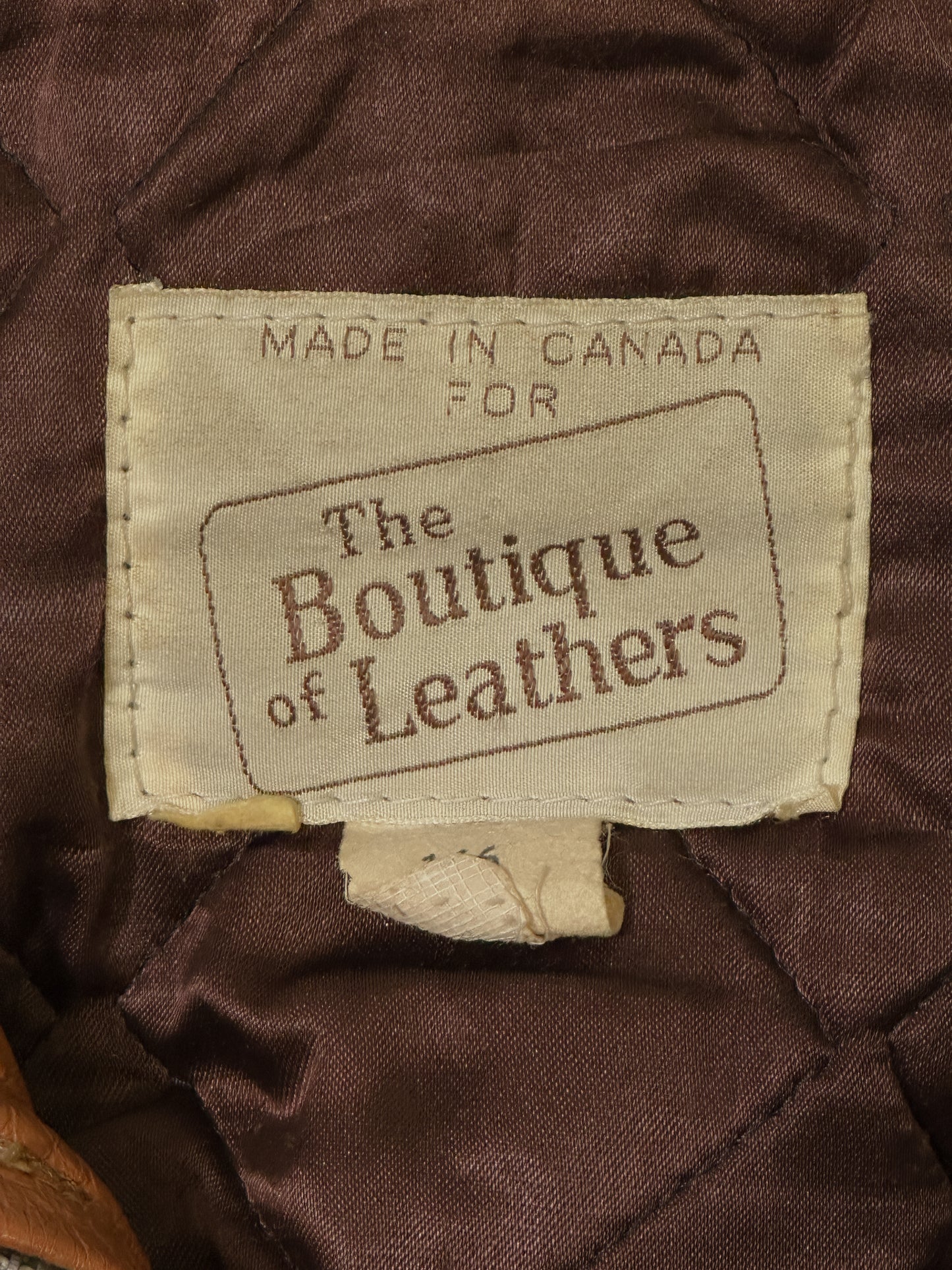 1990S - CARAMEL LEATHER FLIGHT JACKET - S (W)