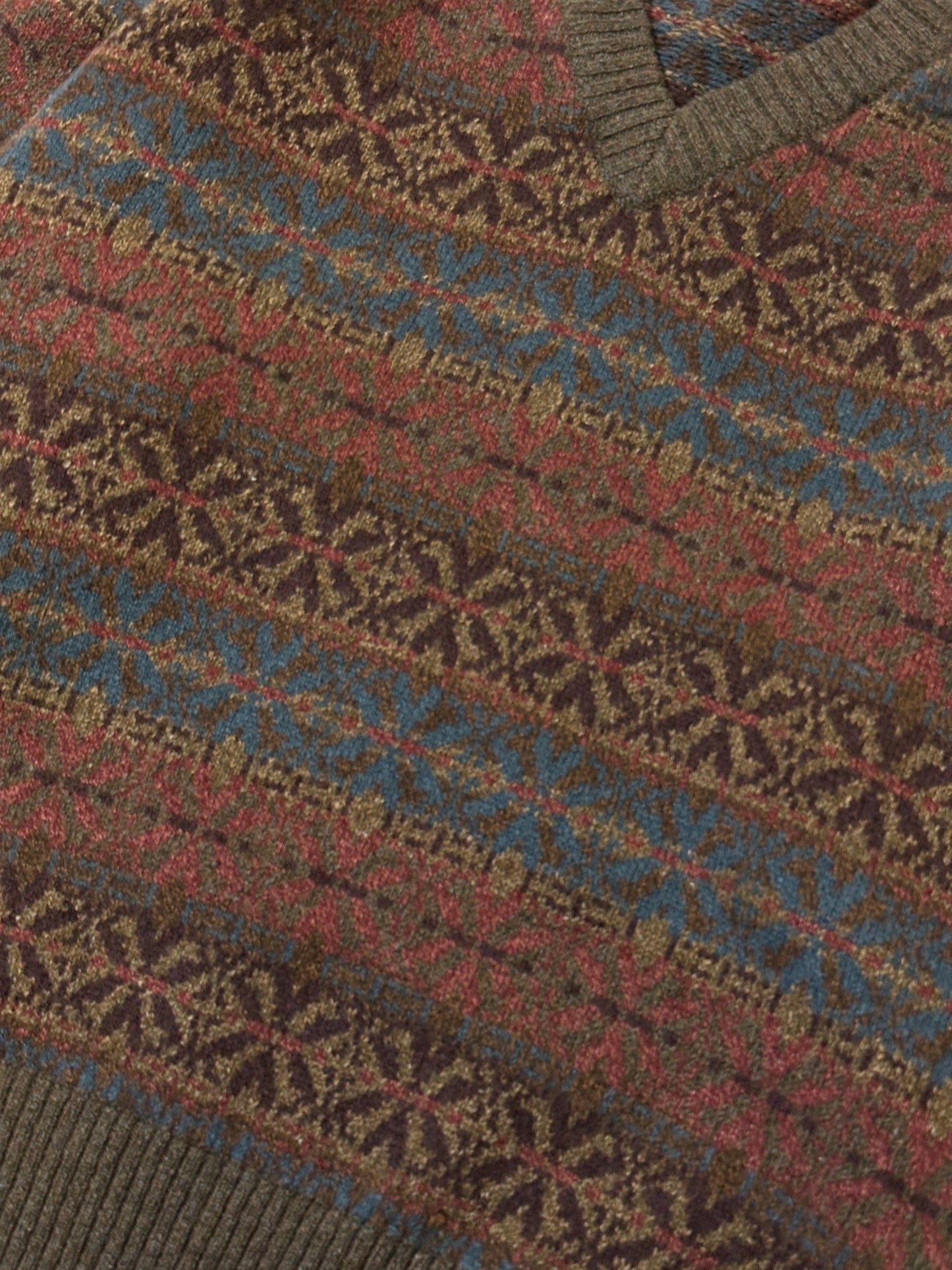 1990S - BROWN TIMBERLAND V SWEATER - M