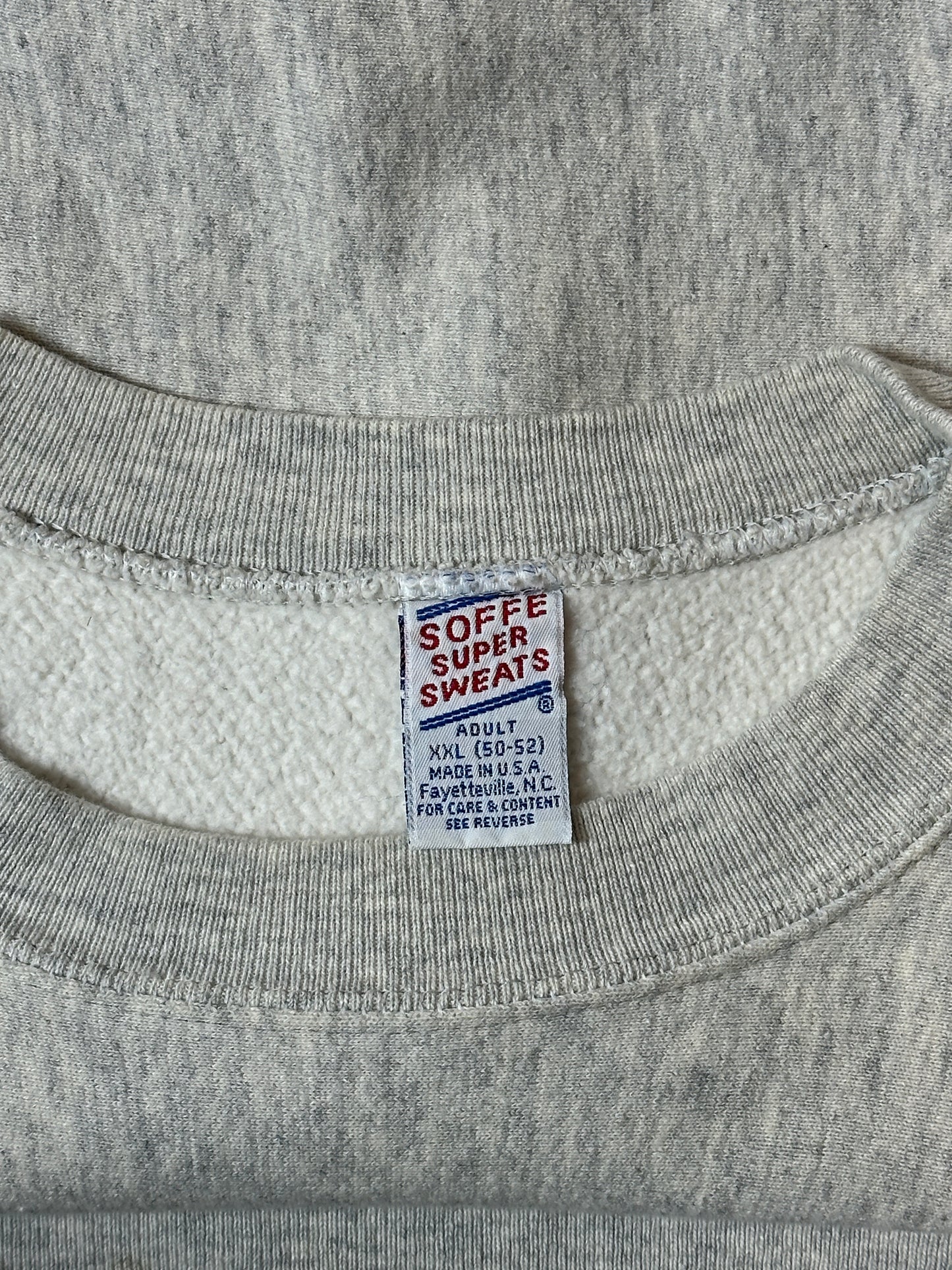 1990 - GREY UNIVERSITY SWEATSHIRT - XXL