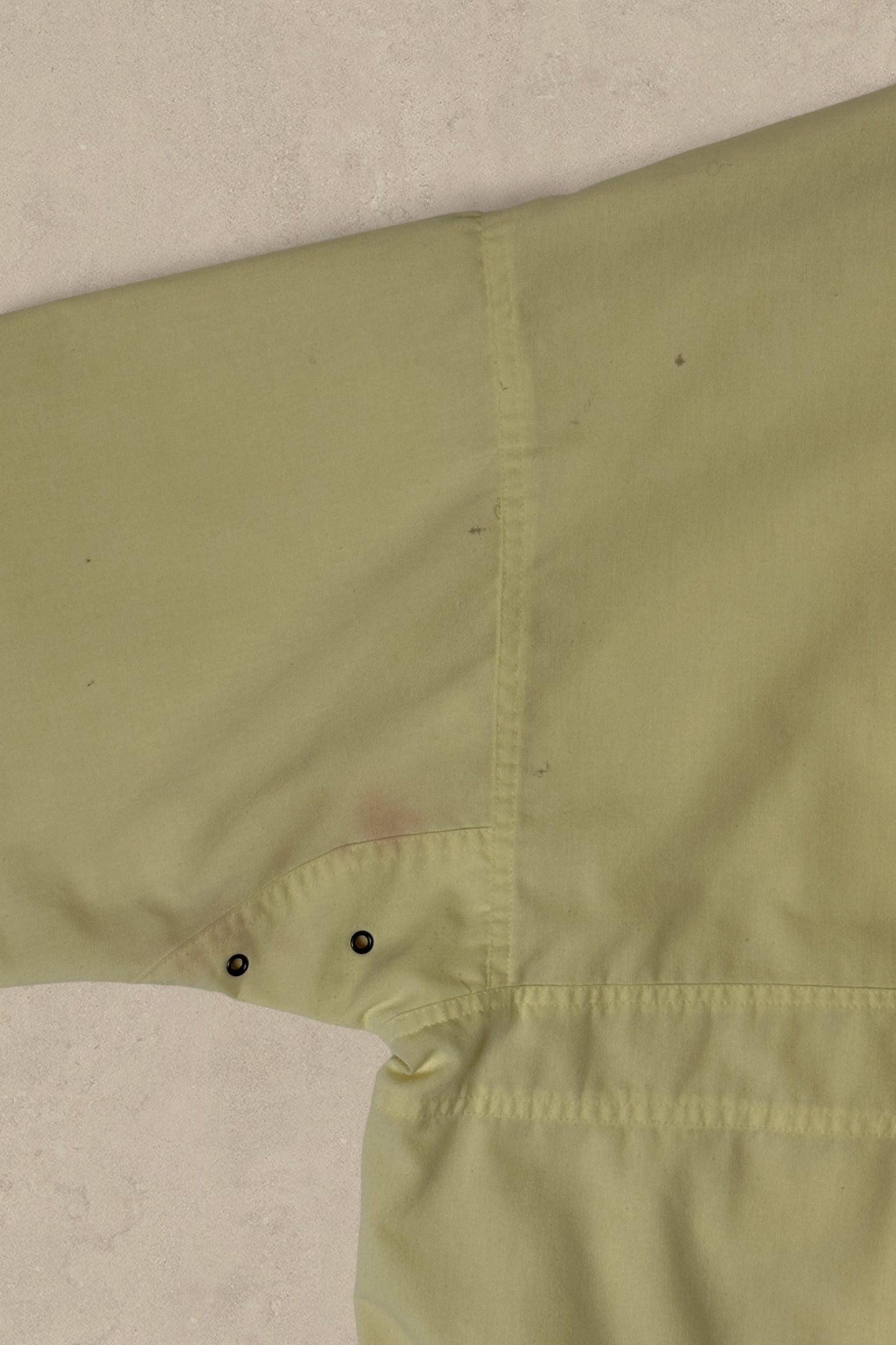 1990S - YELLOW WORKWEAR LIGHT JACKET - L