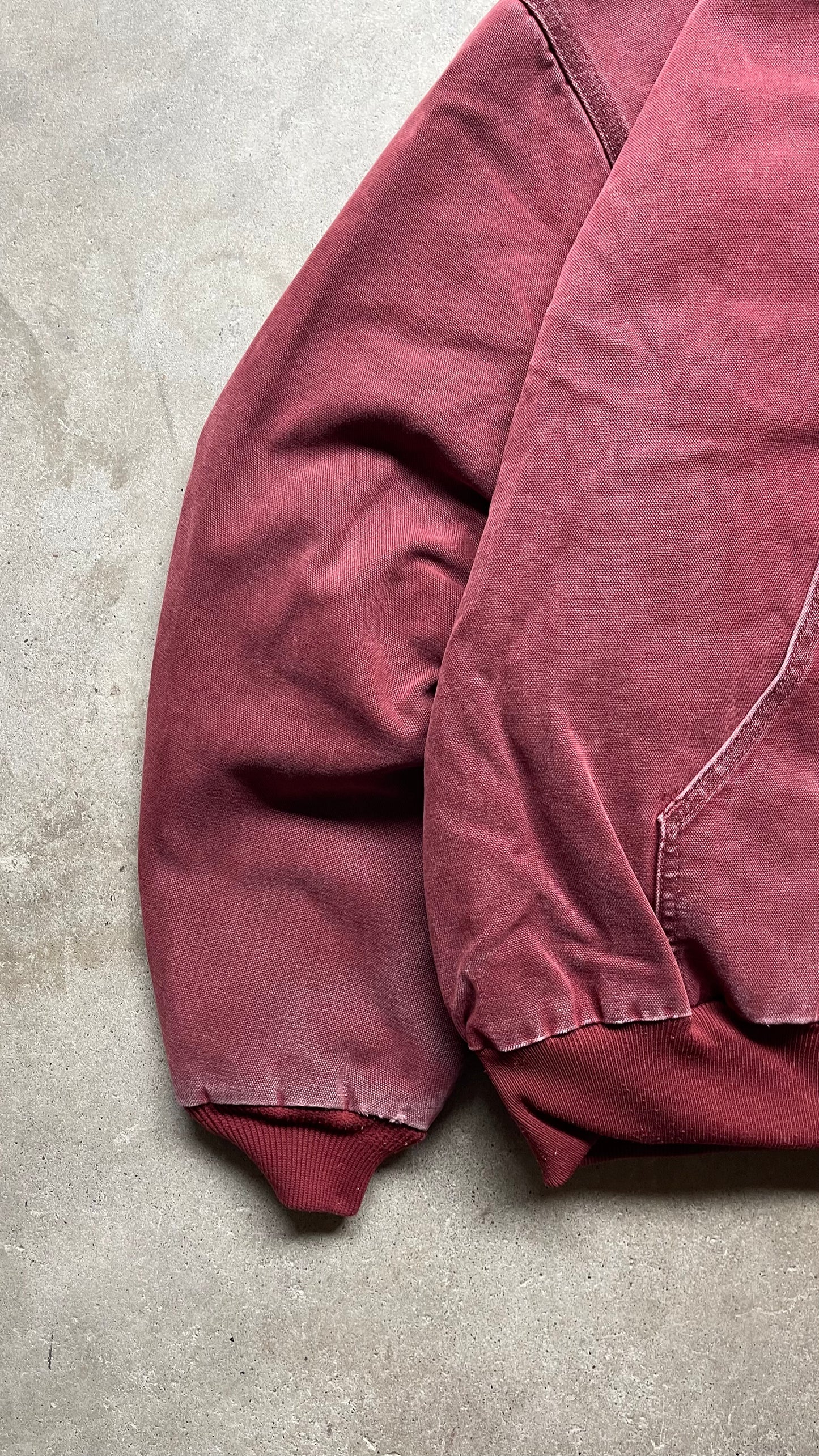 1990S CARHARTT ACTIVE CHERRY RED JACKET - XL
