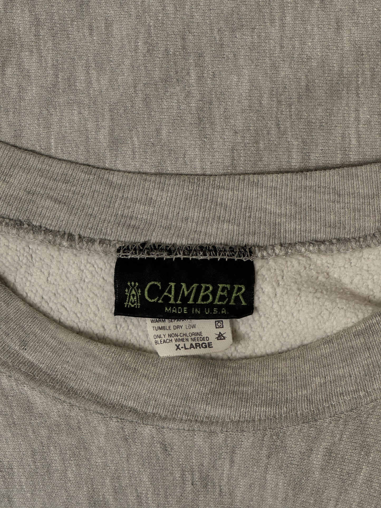 1990S - GREY HERRICKS ATHLETIC TRAINER SWEATSHIRT - XL