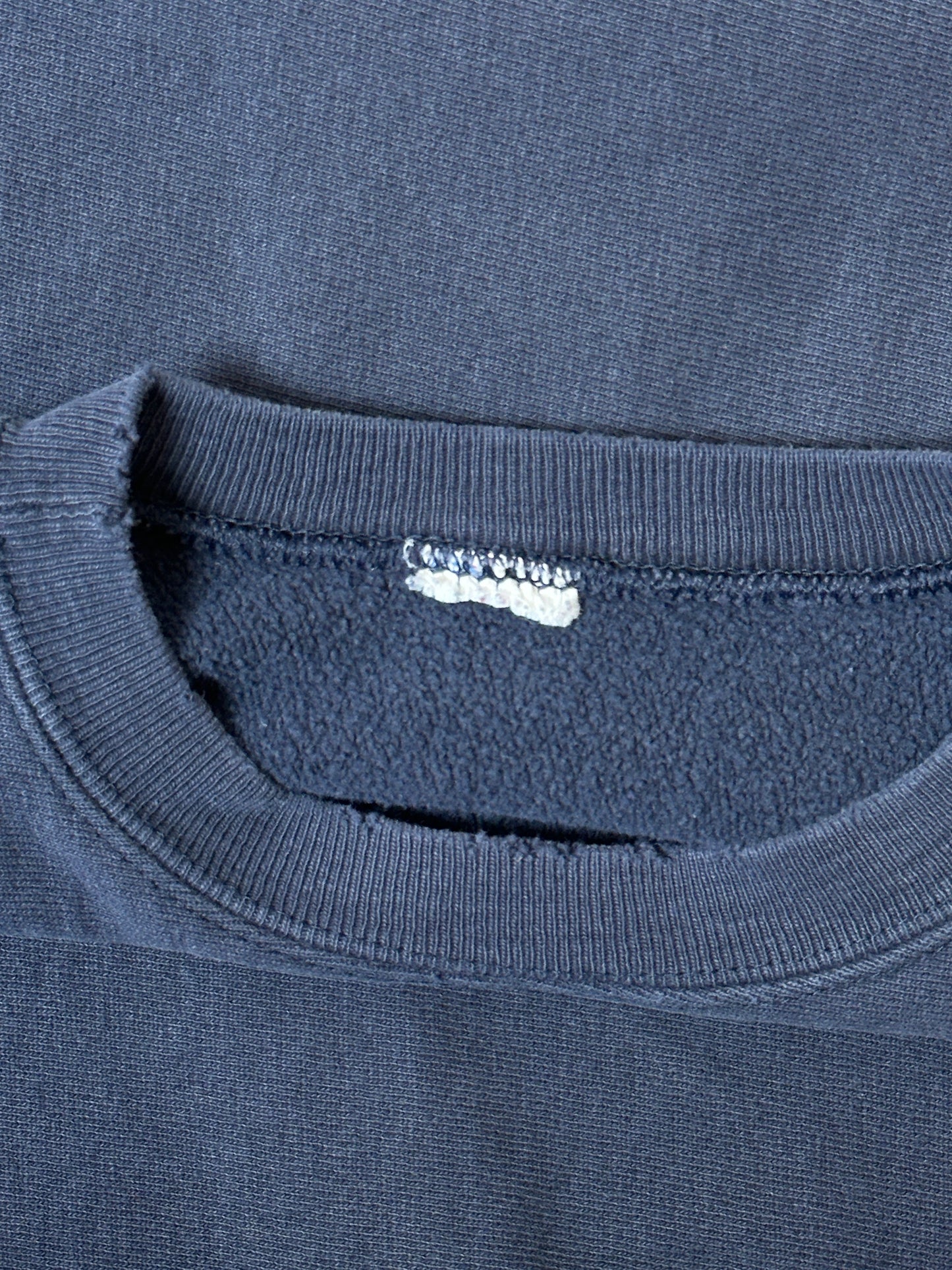 1990S - NAVY WEST VIRGINIA UNIVERSITY CHAMPION REVERSE WEAVE - L