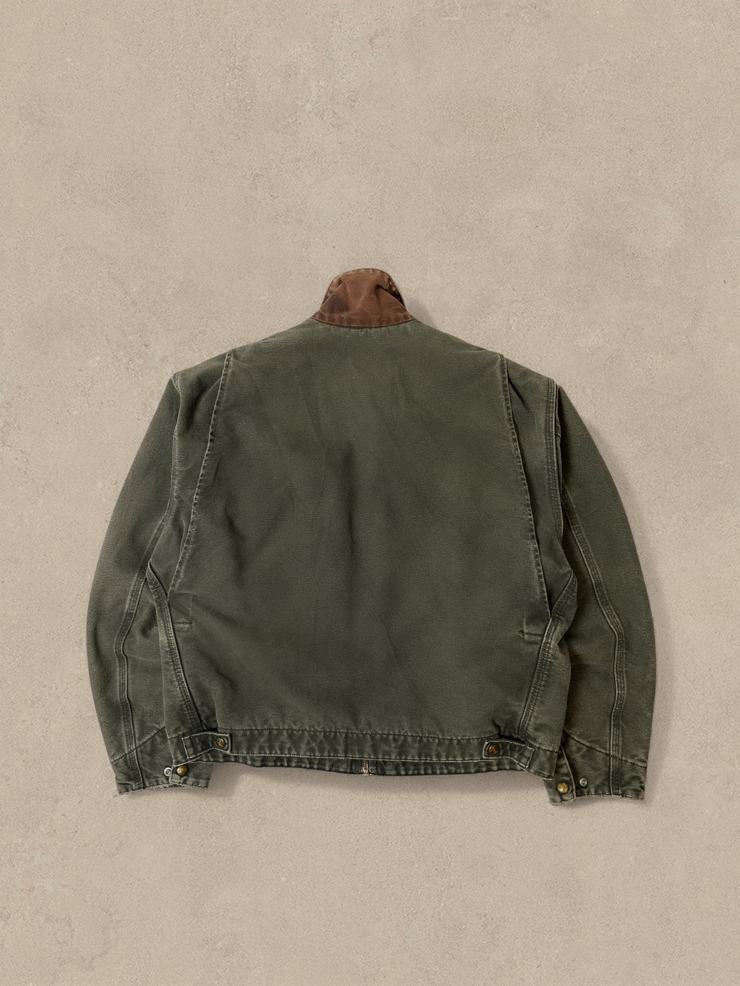 1990S - OLIVE CARHARTT DETRIOT JACKET - XXL