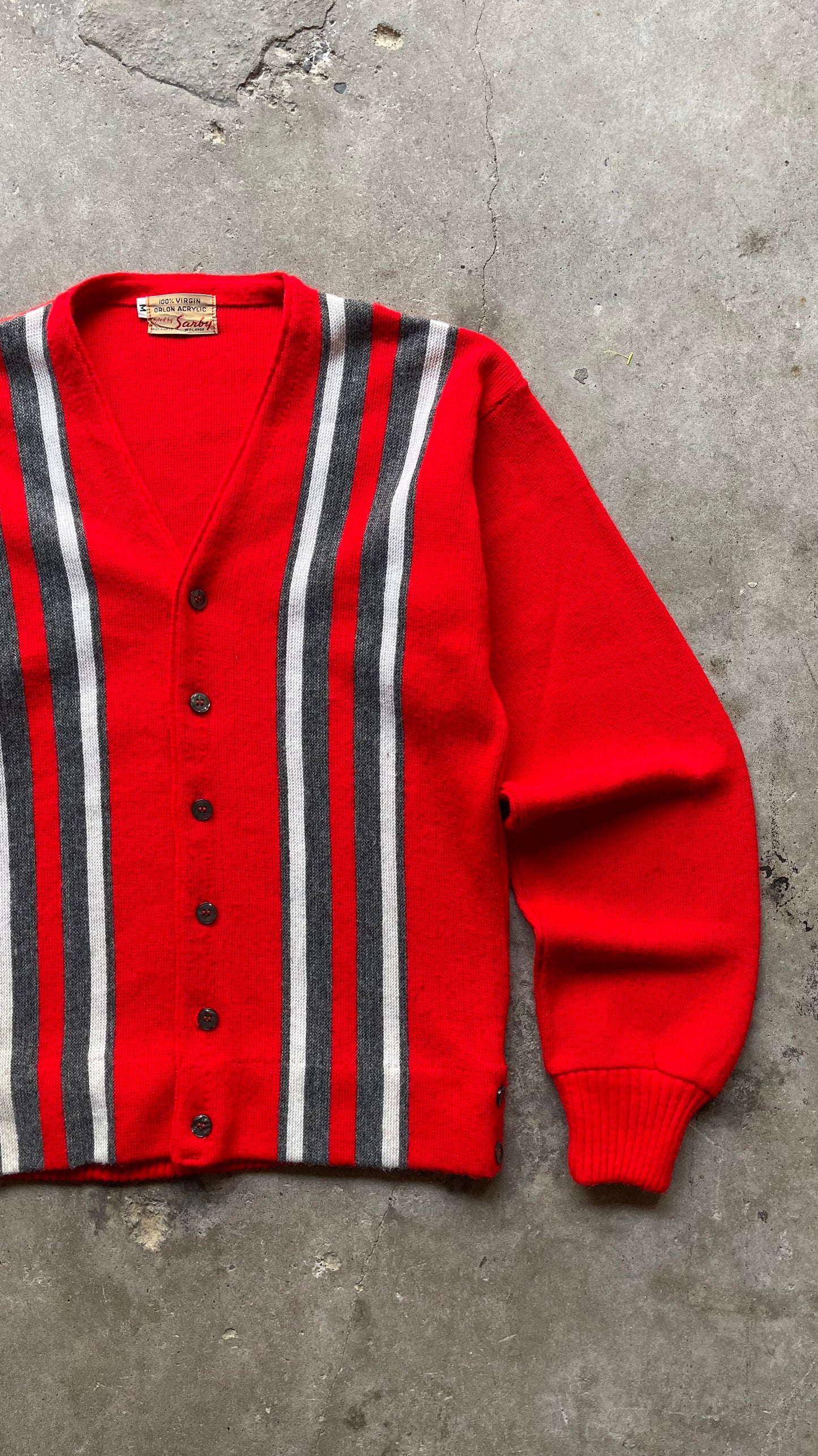 1980S SARBY CARDIGAN SWEATER - M