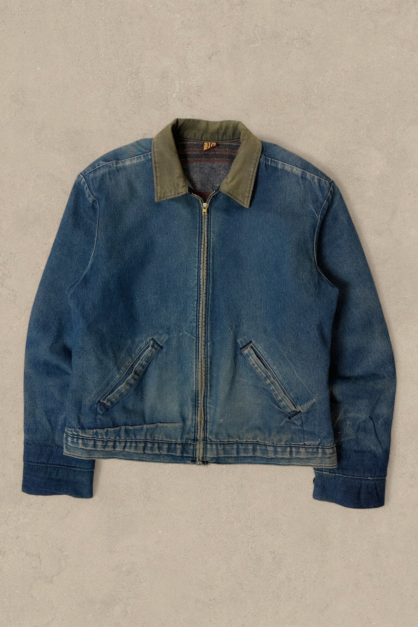 1970S - DENIM BIG BEN DETRIOT JACKET LINED - M