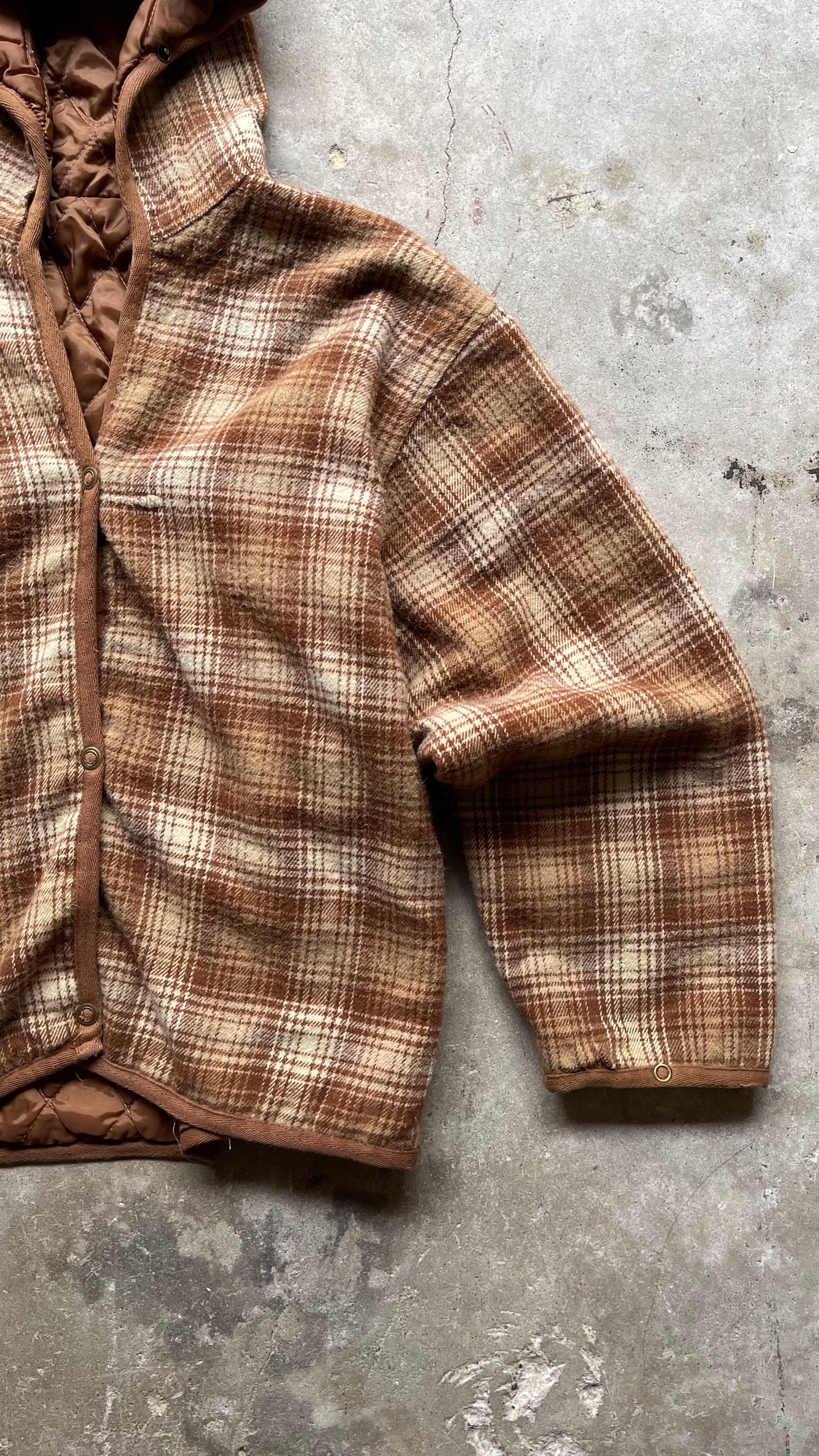 2000S PLAID BUTTON UP JACKET