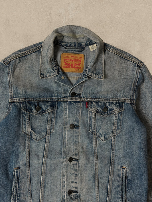 2000s - LEVI'S DENIM TRUCKER JACKET - L