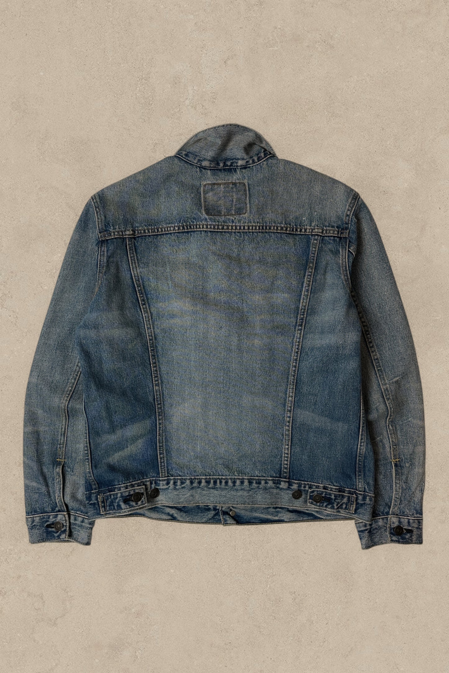 2000s - LEVI'S DENIM TRUCKER JACKET - L